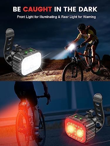 Cuvccn Rechargeable Bike Lights