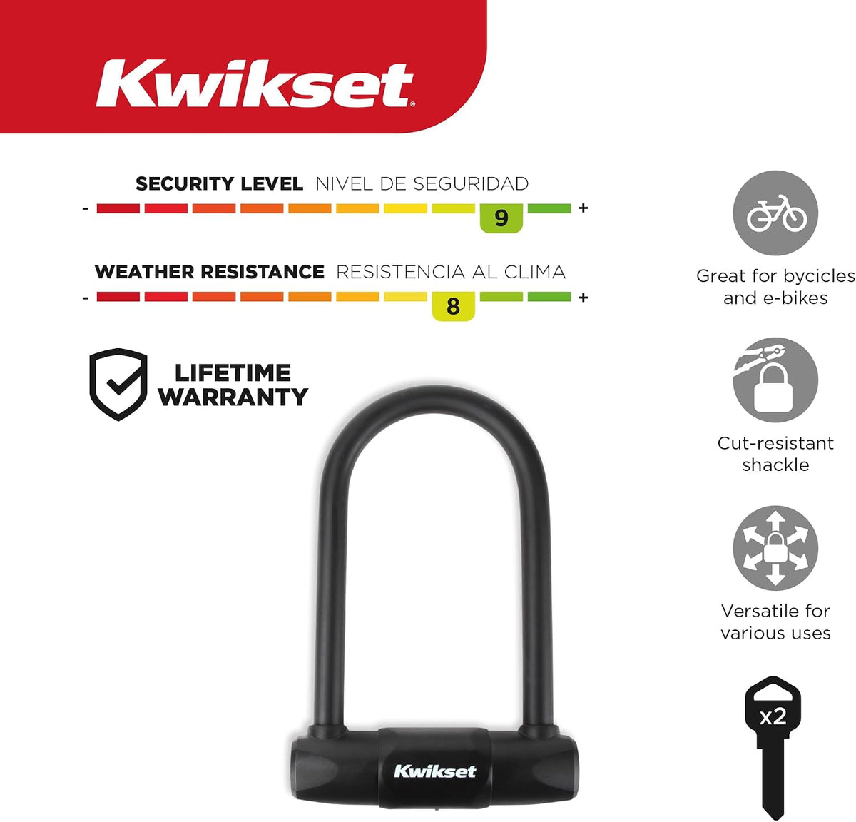 Kwikset Bicycle U-Lock