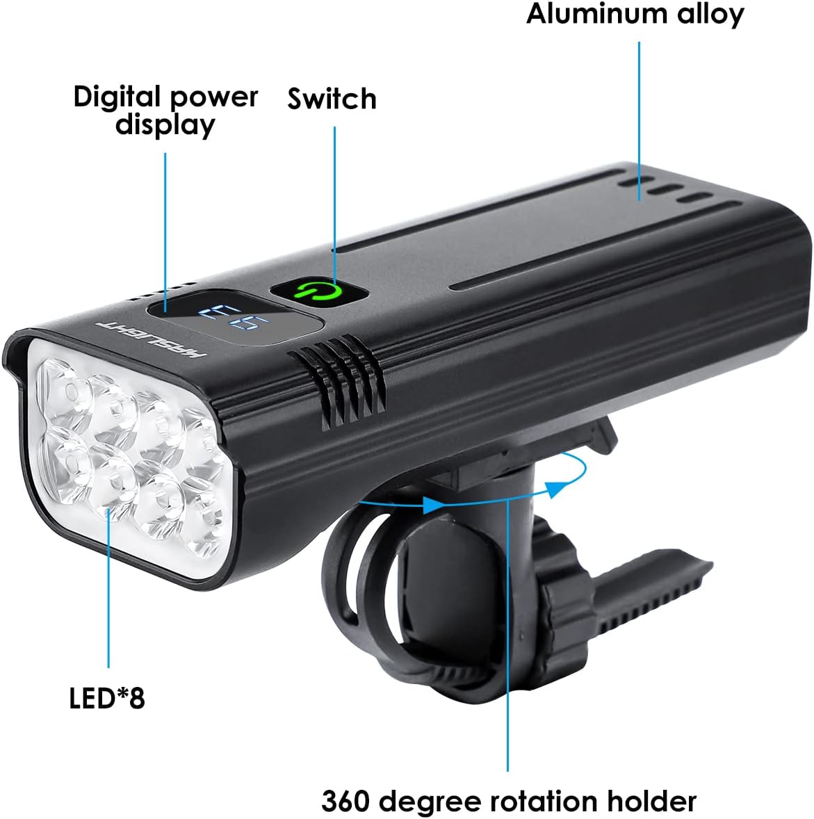 KASLIGHT Bike Headlight and Taillights