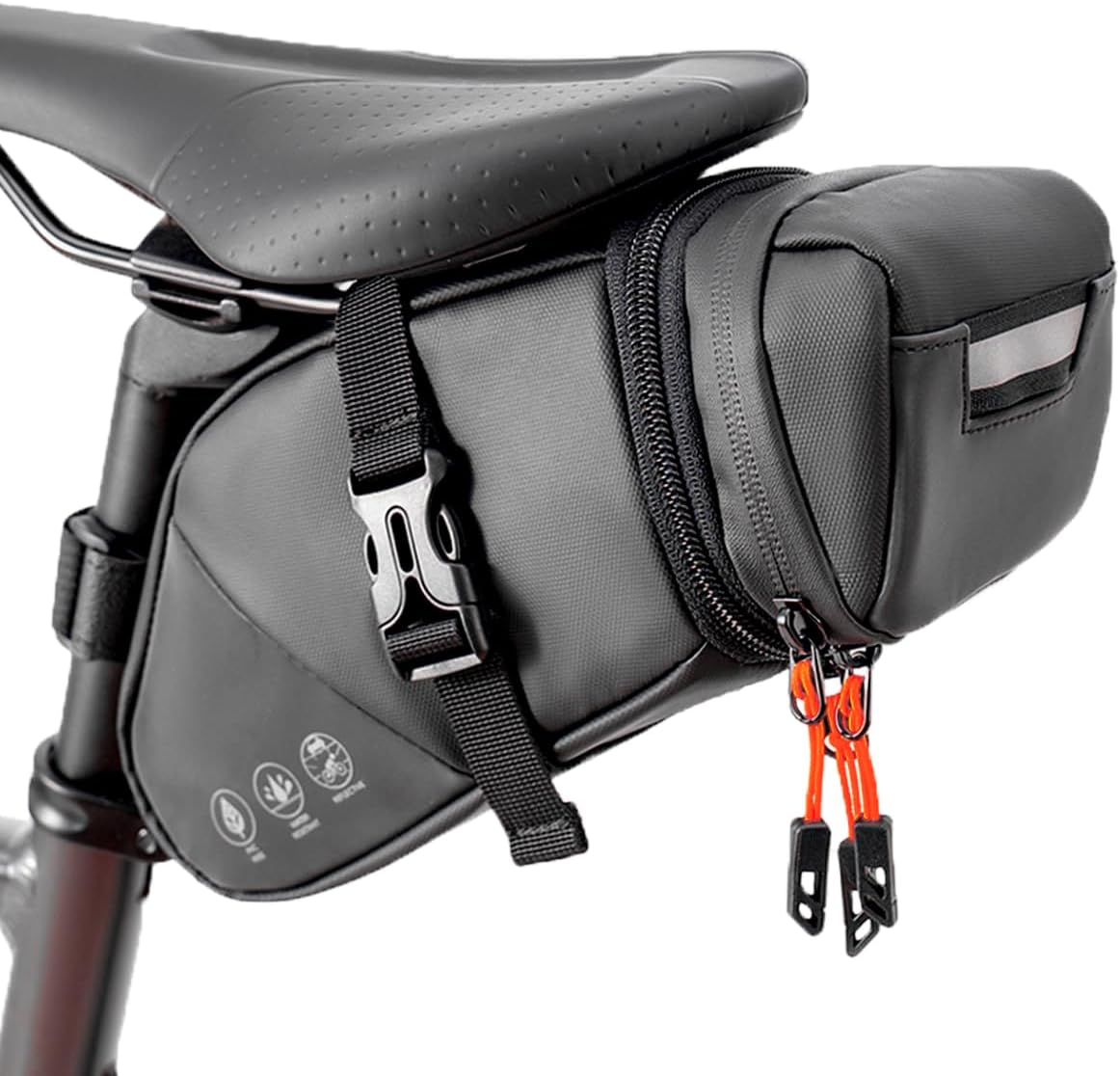 Danuosie Expandable Bike Saddle Bag