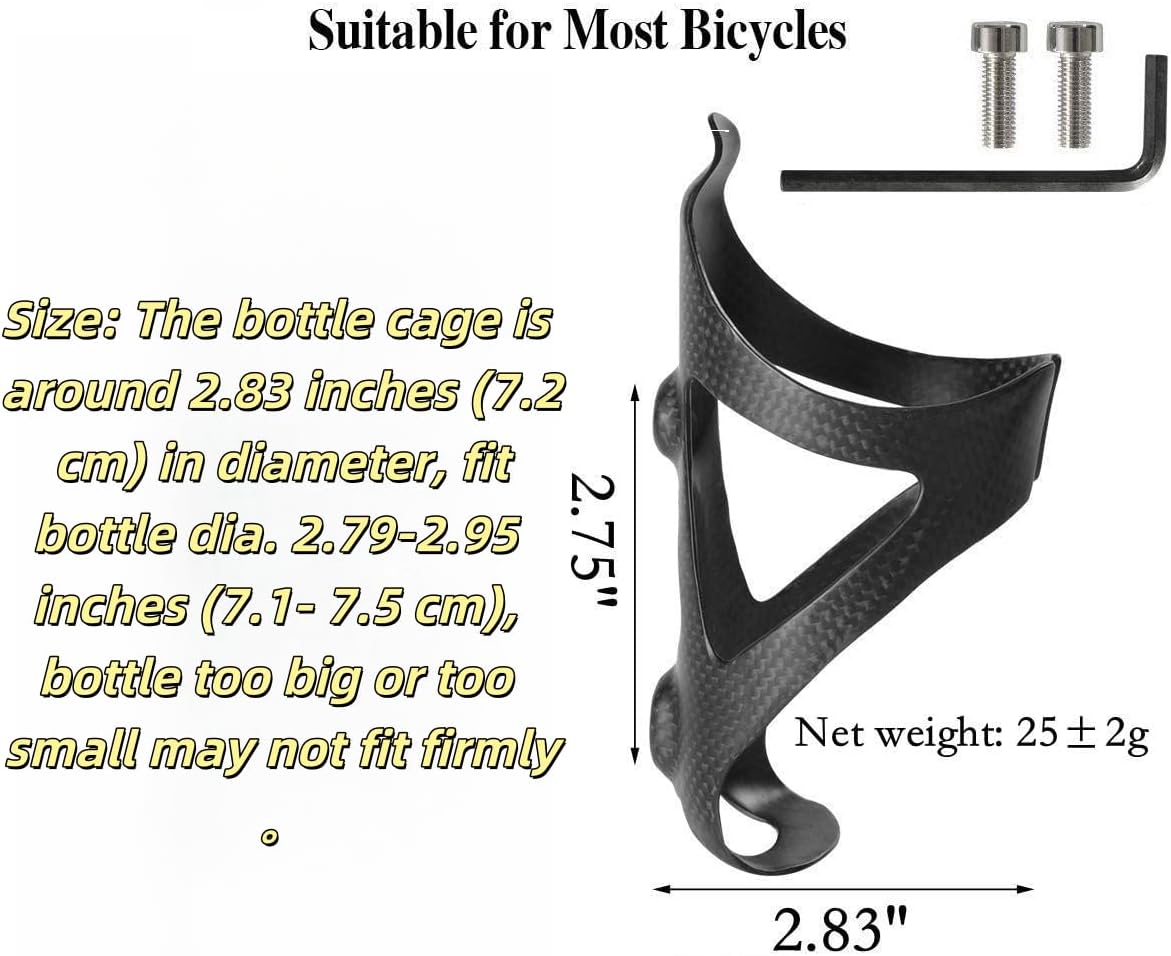 Gazeer Carbon Fiber Bike Bottle Cage