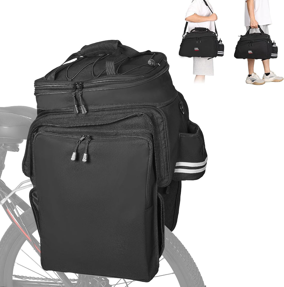 KEMIMOTO Bike Rack Pannier Bag