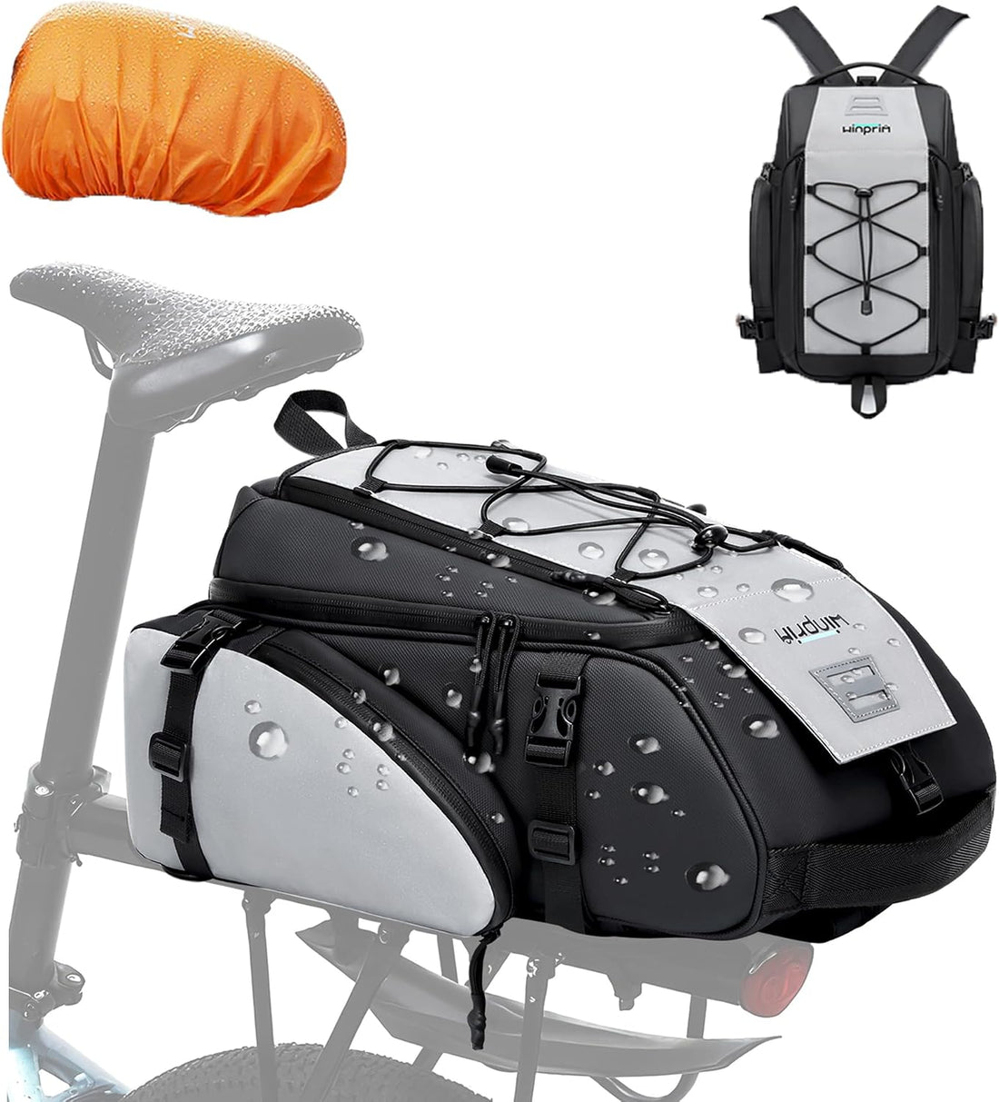WINPRIM Bike Rack Bag 19L