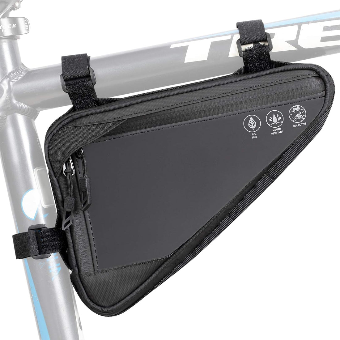 WOTOW Water-Resistant Reflective Bike Frame Bag
