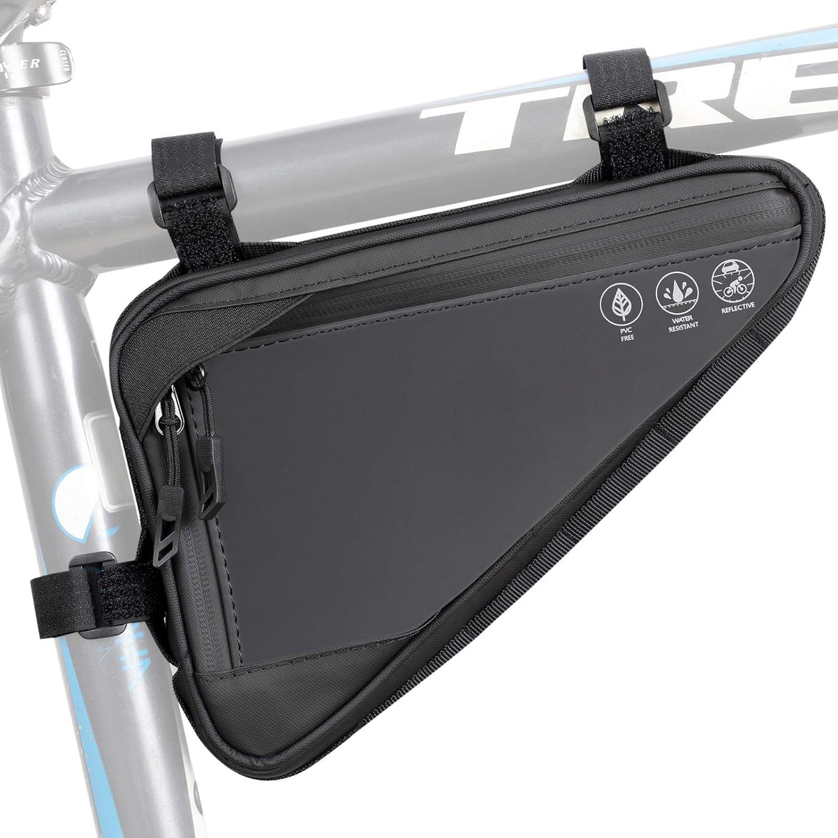WOTOW Water-Resistant Reflective Bike Frame Bag
