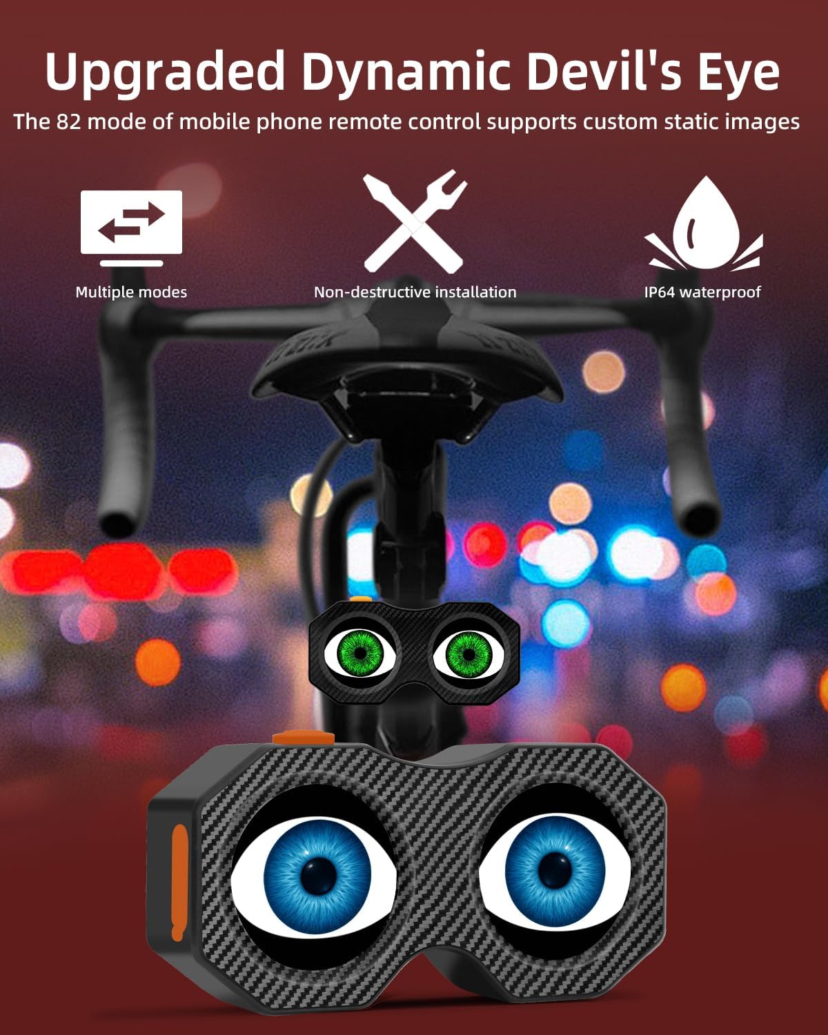 UPWINGSPIRAL Bicycle Tail Light
