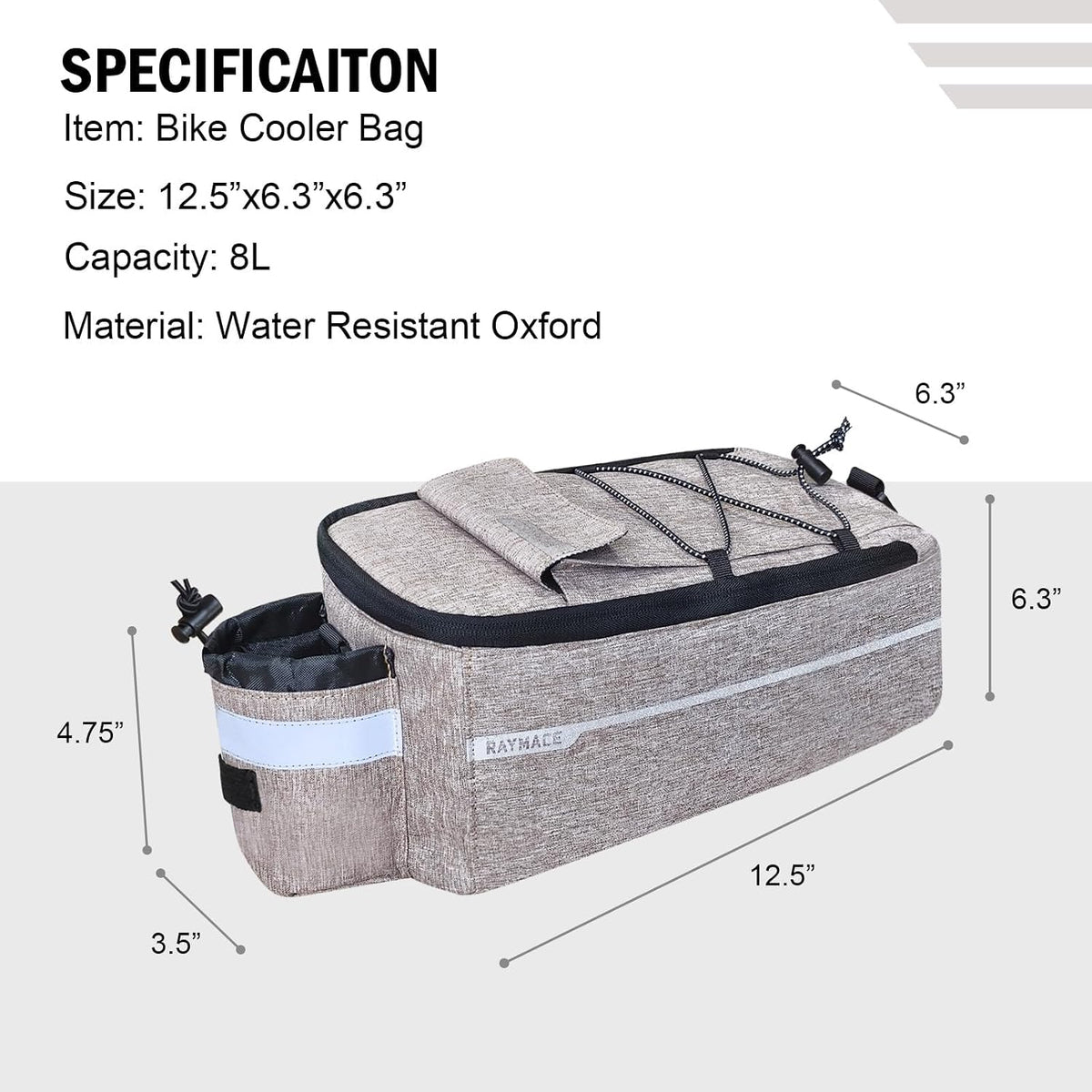 RAYMACE Bike Rear Rack Bag
