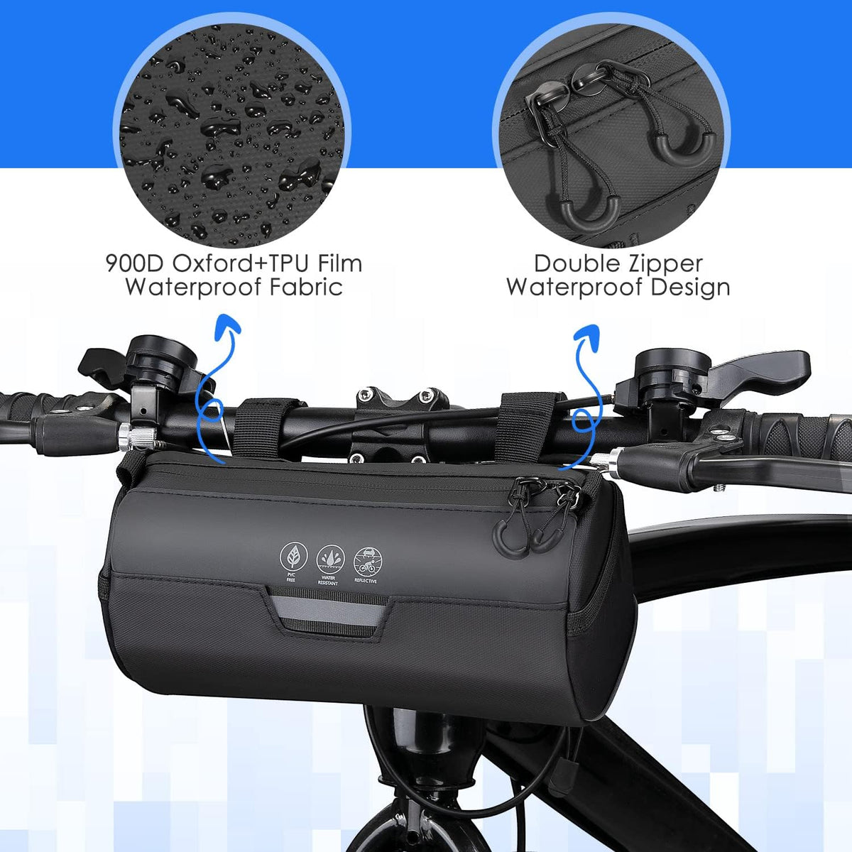 WOTOW Bike Handlebar Bag