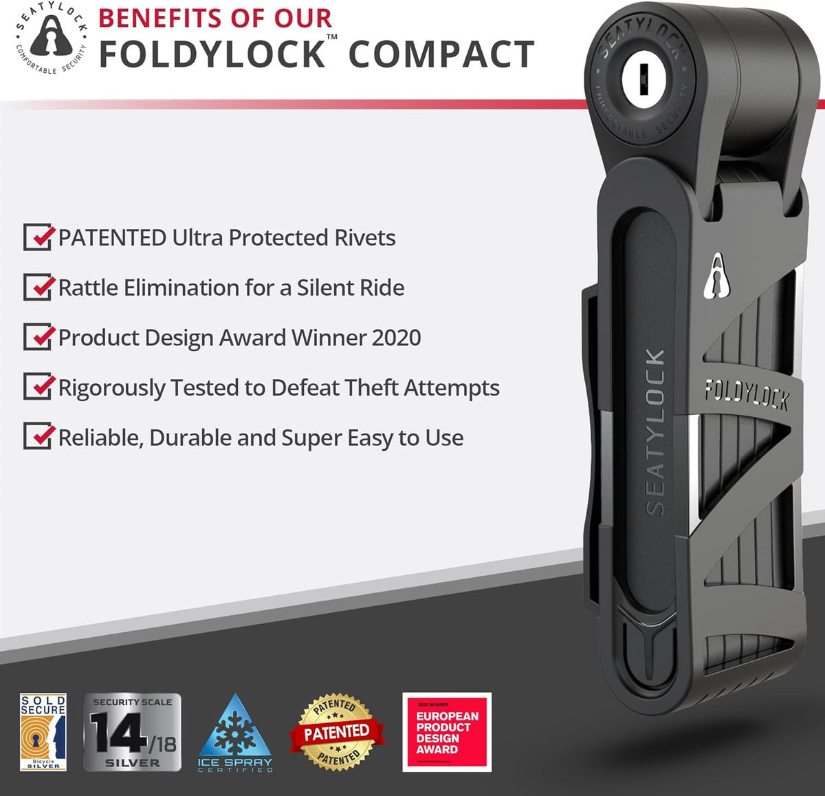 Seatylock Folding Bike Lock