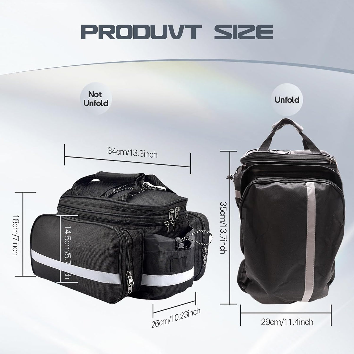 Coolrunner Bike Rear Rack Bag