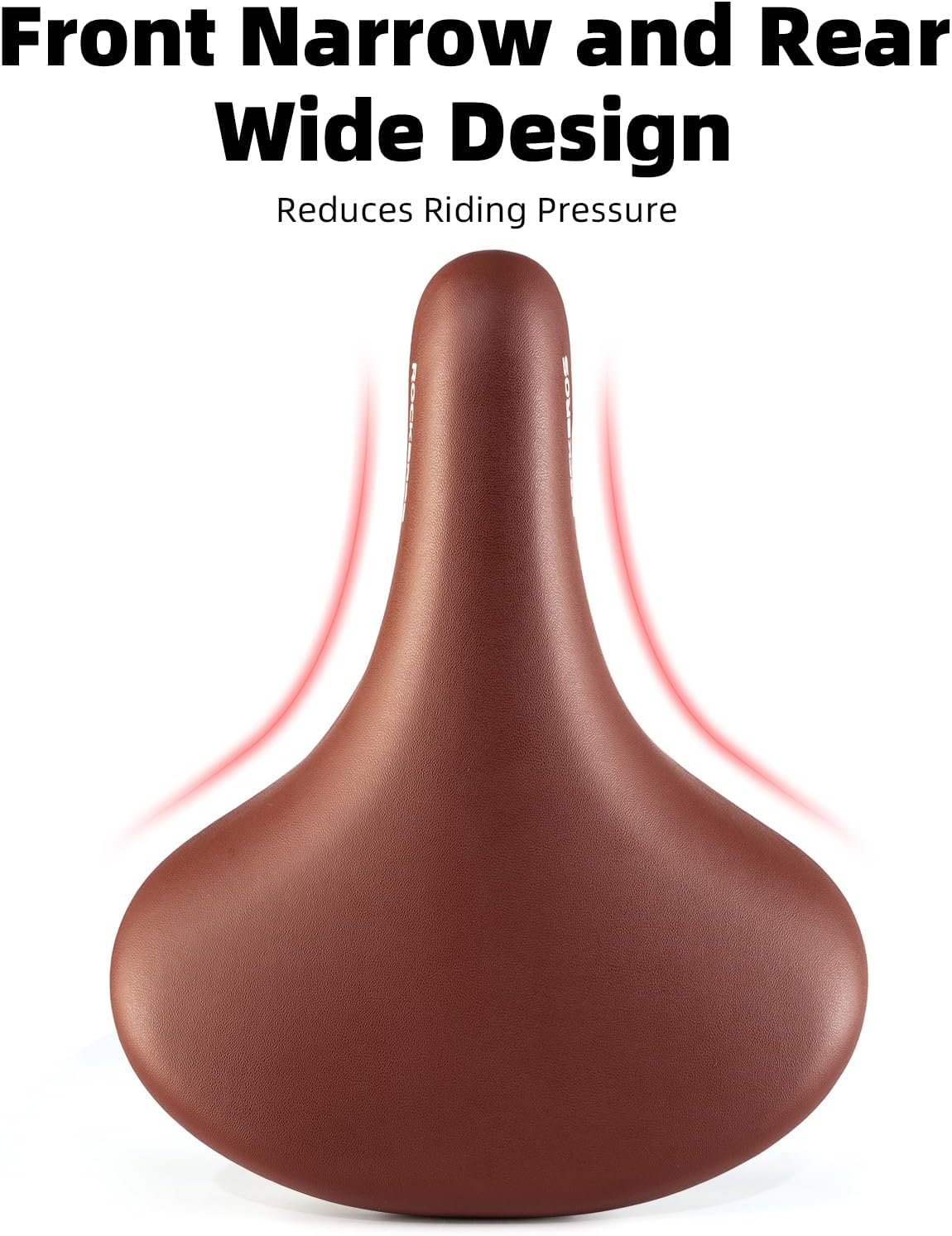 ROCKBROS Vintage Brown Bike Saddle