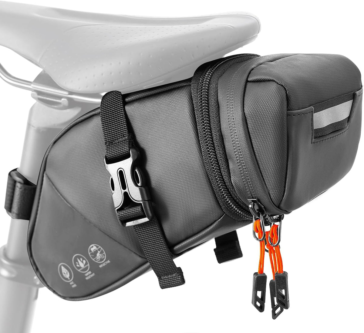 NDakter Expandable Bike Saddle Bag