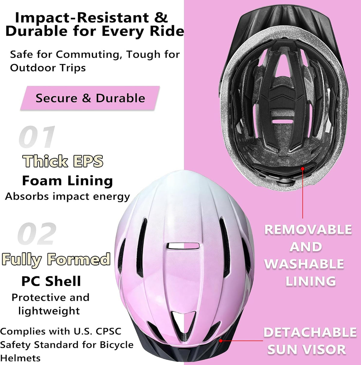 XIFENGRID Adult Bike Helmet