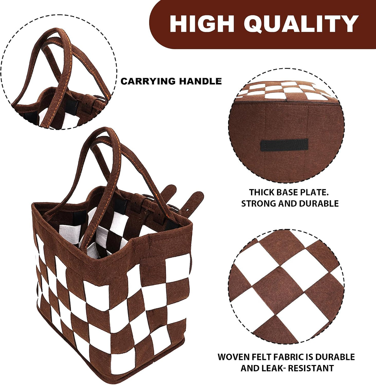 RidingRush Felt Bike Basket