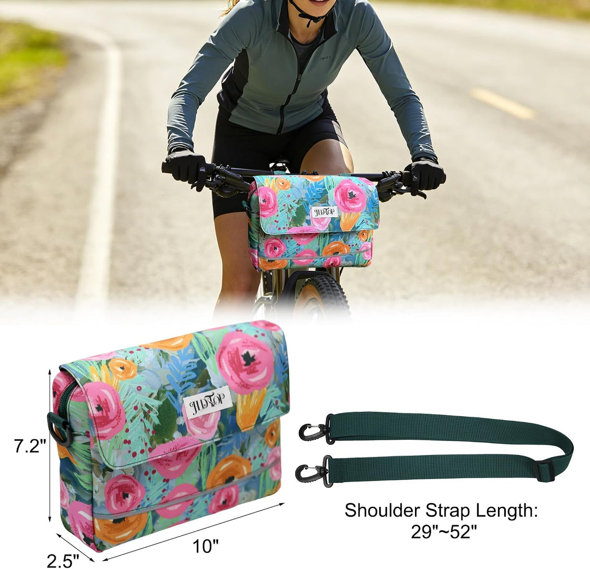 JLDTOP Bike Handlebar Bag