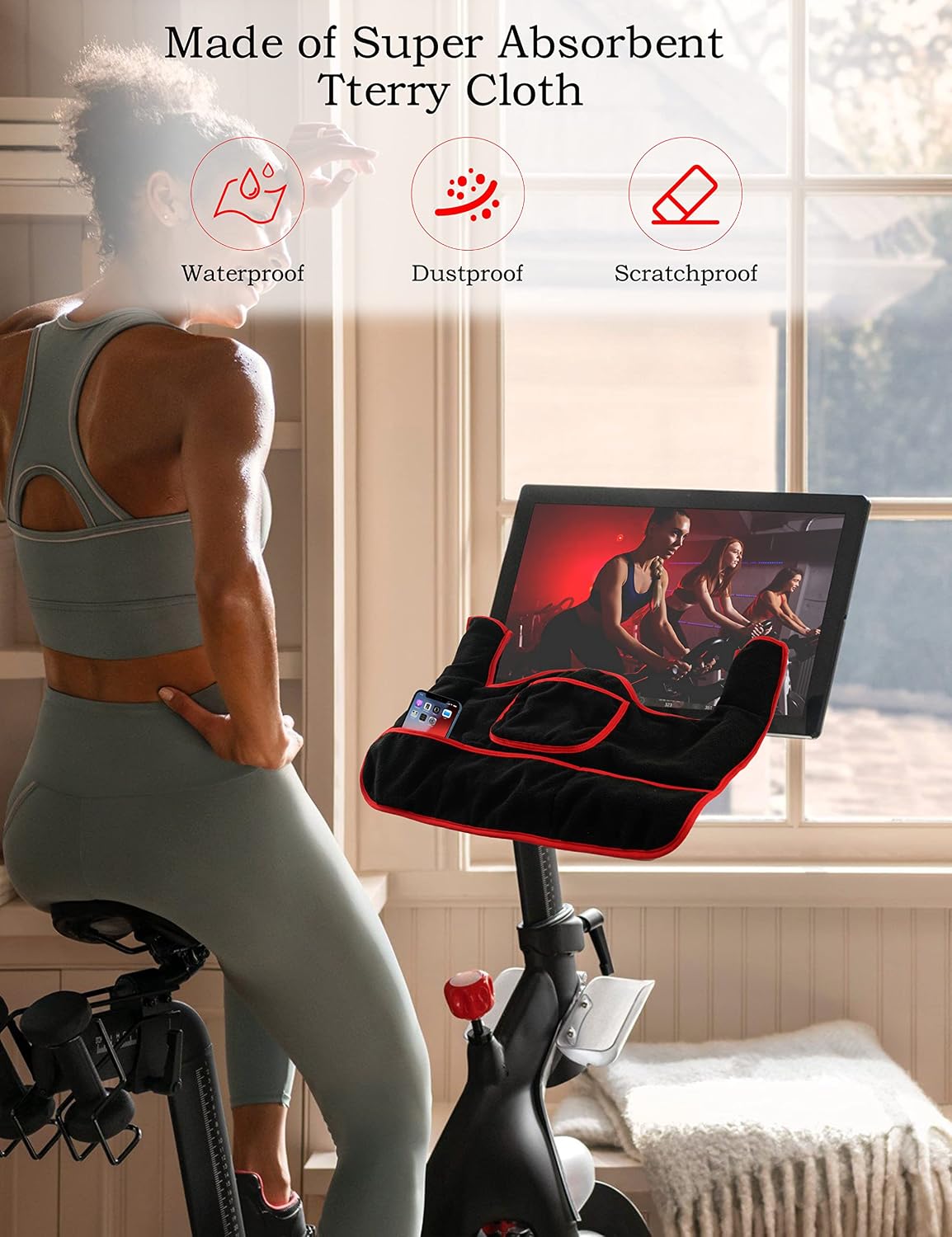 COOLWUFAN Handlebar Sweat Towel