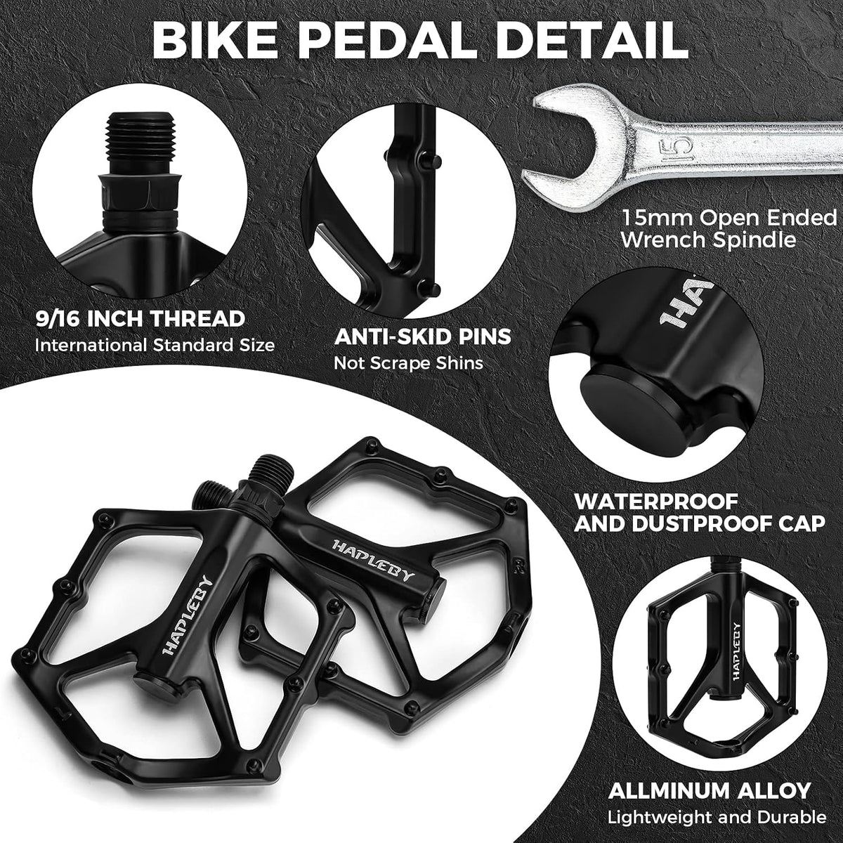 Hapleby Bike Pedals